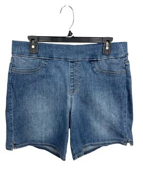 NYDJ High Rise Pull-on Lift Tuck Technology Women’s Denim Shorts, Size 12